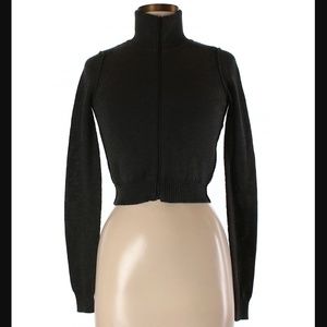 Theory zip-up cardigan cashmere mix sz. S (P/TP)